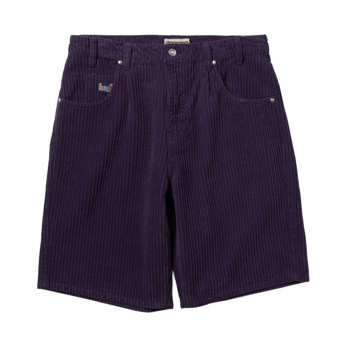 Huf Cromer Corduroy Shorts - Dark Berry 1