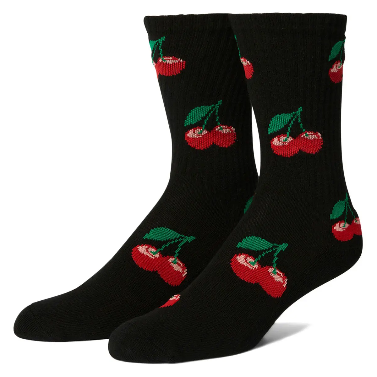 Huf Cherry Bomb Crew Socks - Black 1
