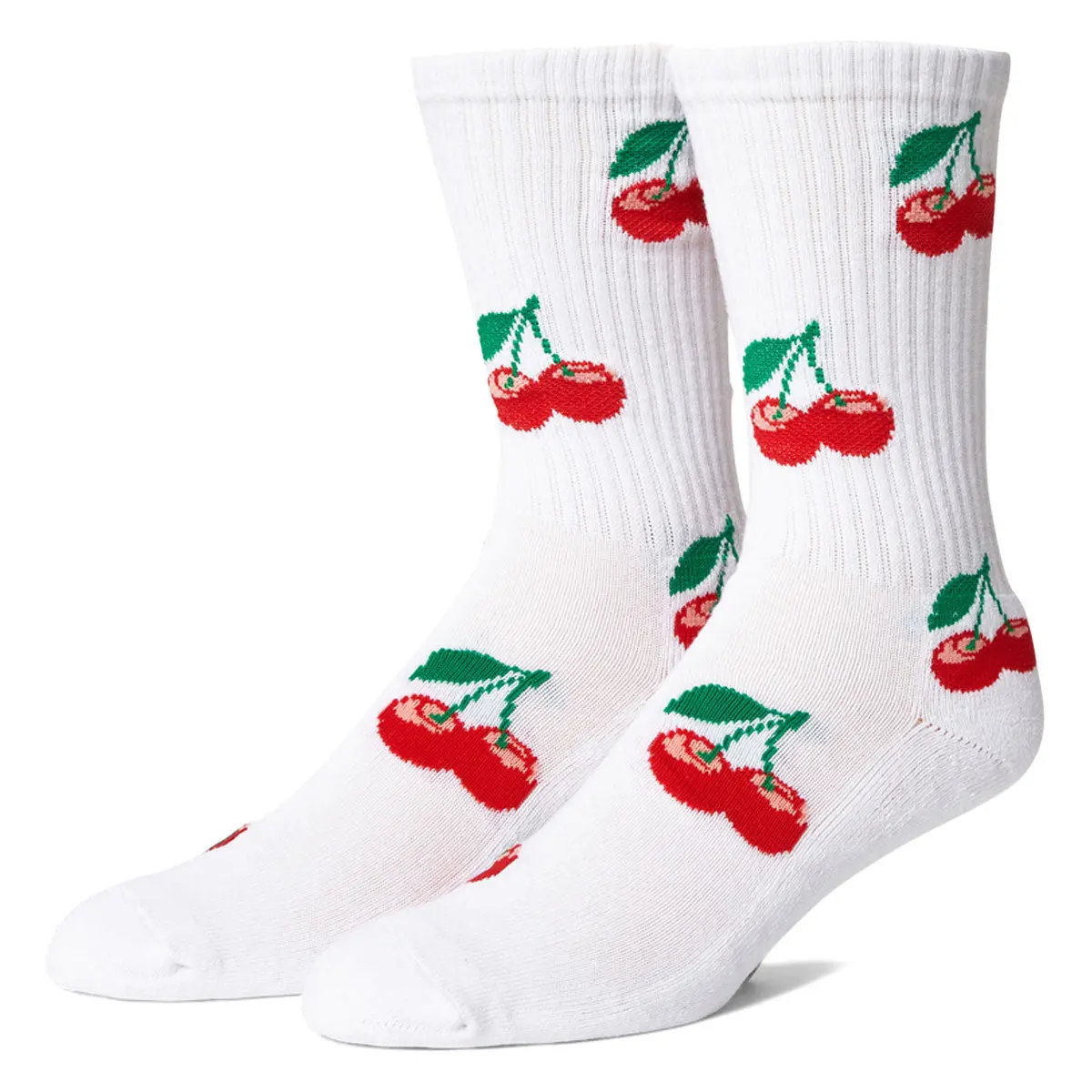 Huf Cherry Bomb Crew Socks - White 1