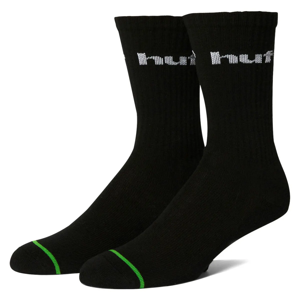 Huf 89 Crew Socks - Black 1
