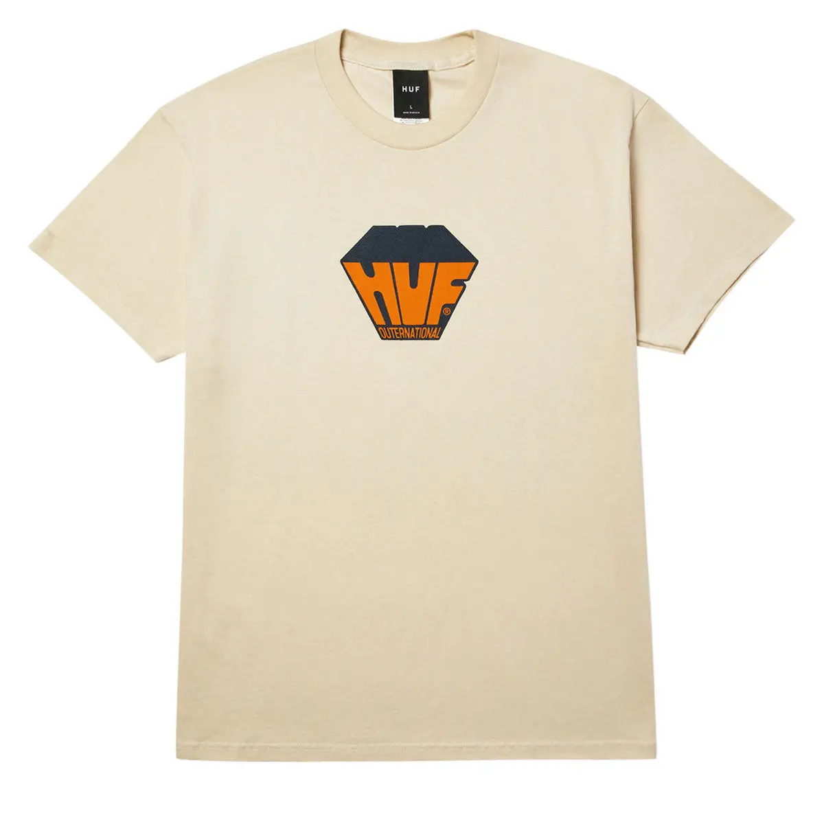 Huf Big Block T-Shirt - Bleach 1