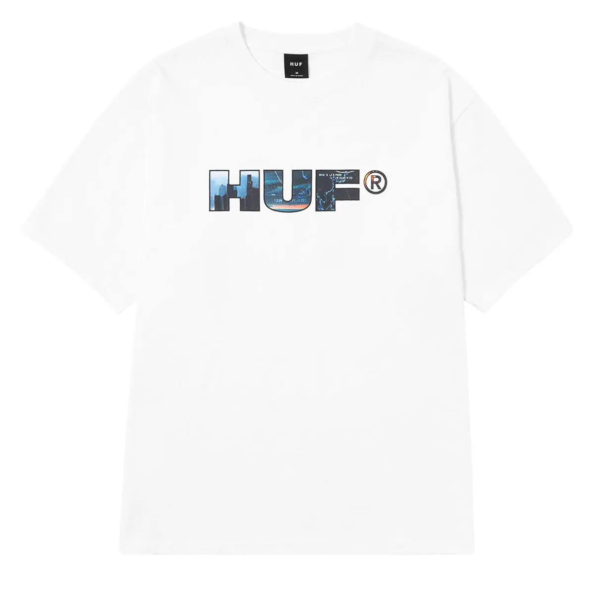 Huf Flight Path T-Shirt - White 1