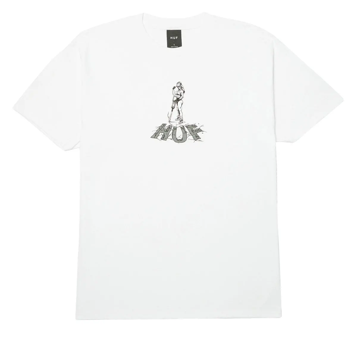 Huf Jacked T-Shirt - White 1