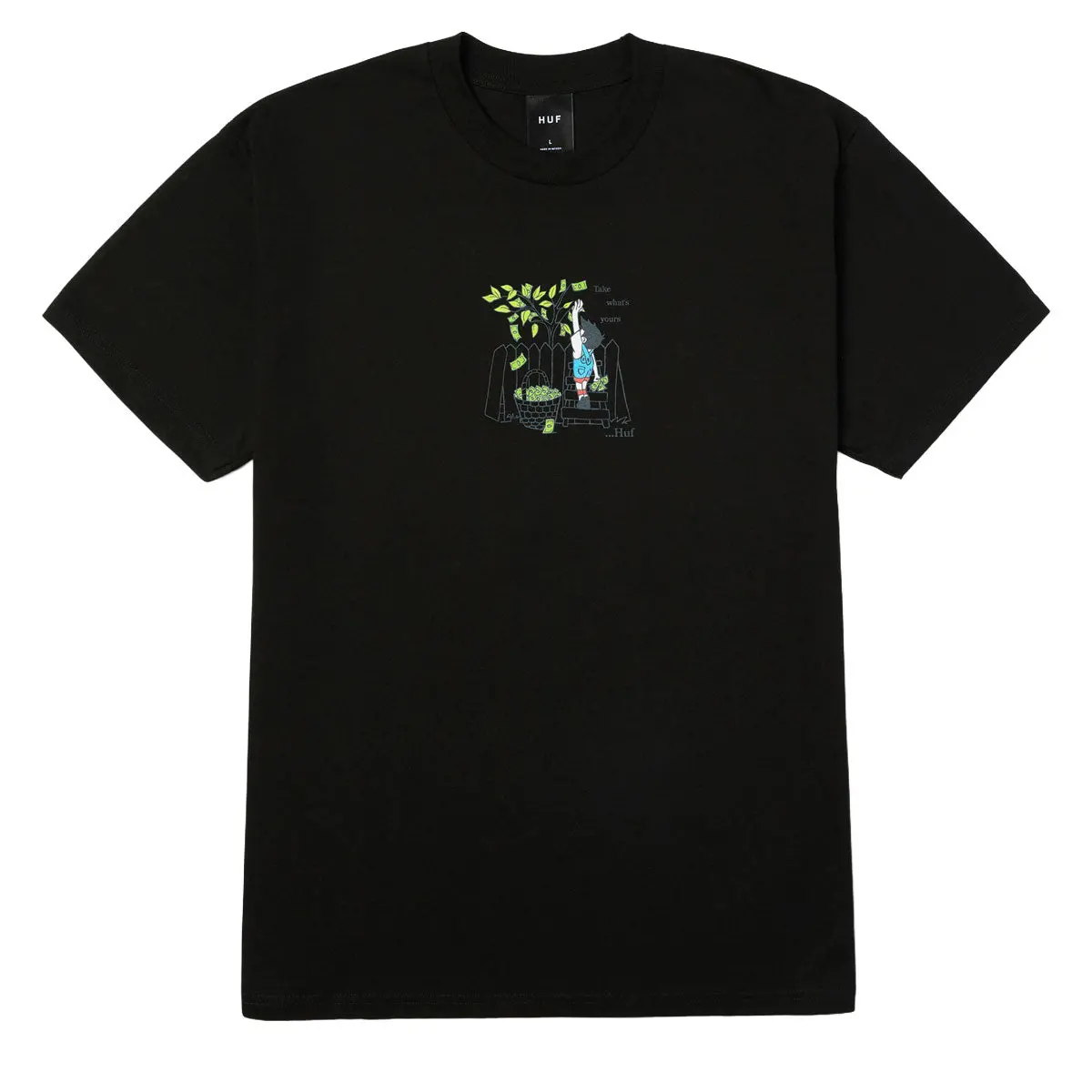 Huf Take Yours T-Shirt - Black 1