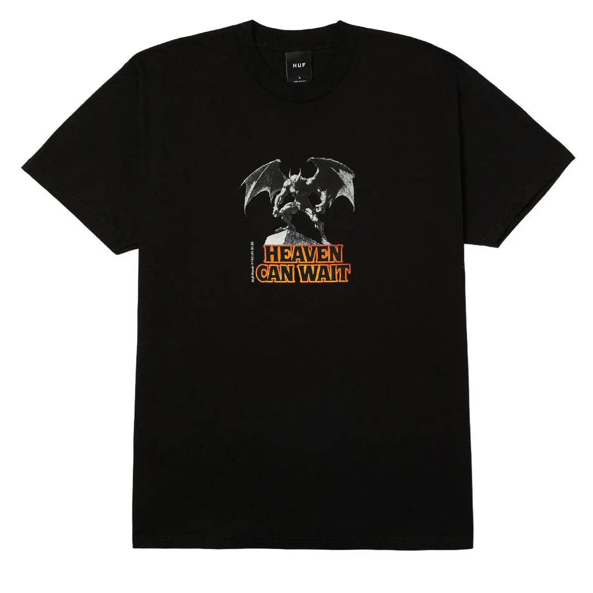 Huf Heaven Can Wait T-Shirt - Black 1