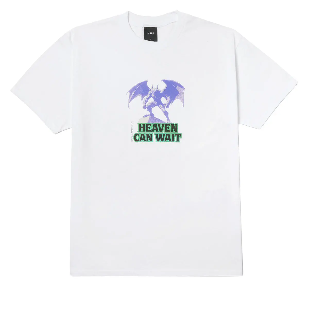 Huf Heaven Can Wait T-Shirt - White 1
