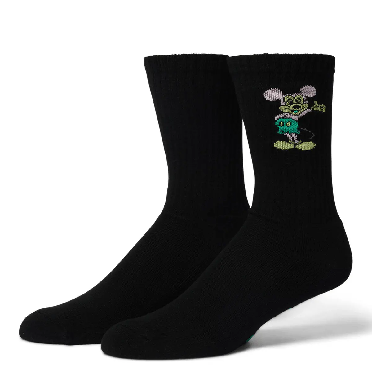 Huf X Mickey Mouse Greetings Crew Socks - Black 1