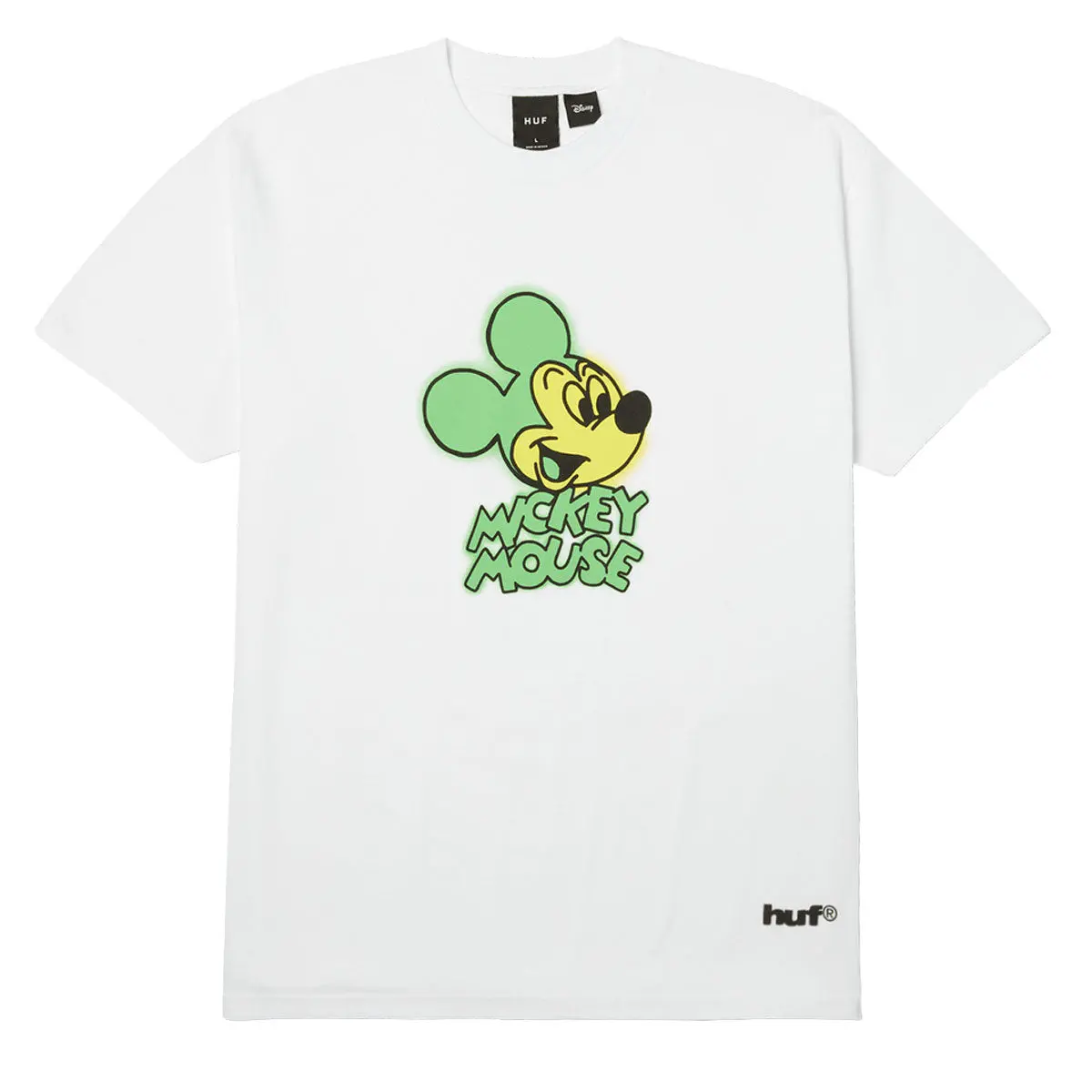 Huf X Mickey Mouse Spray T-Shirt - White 1