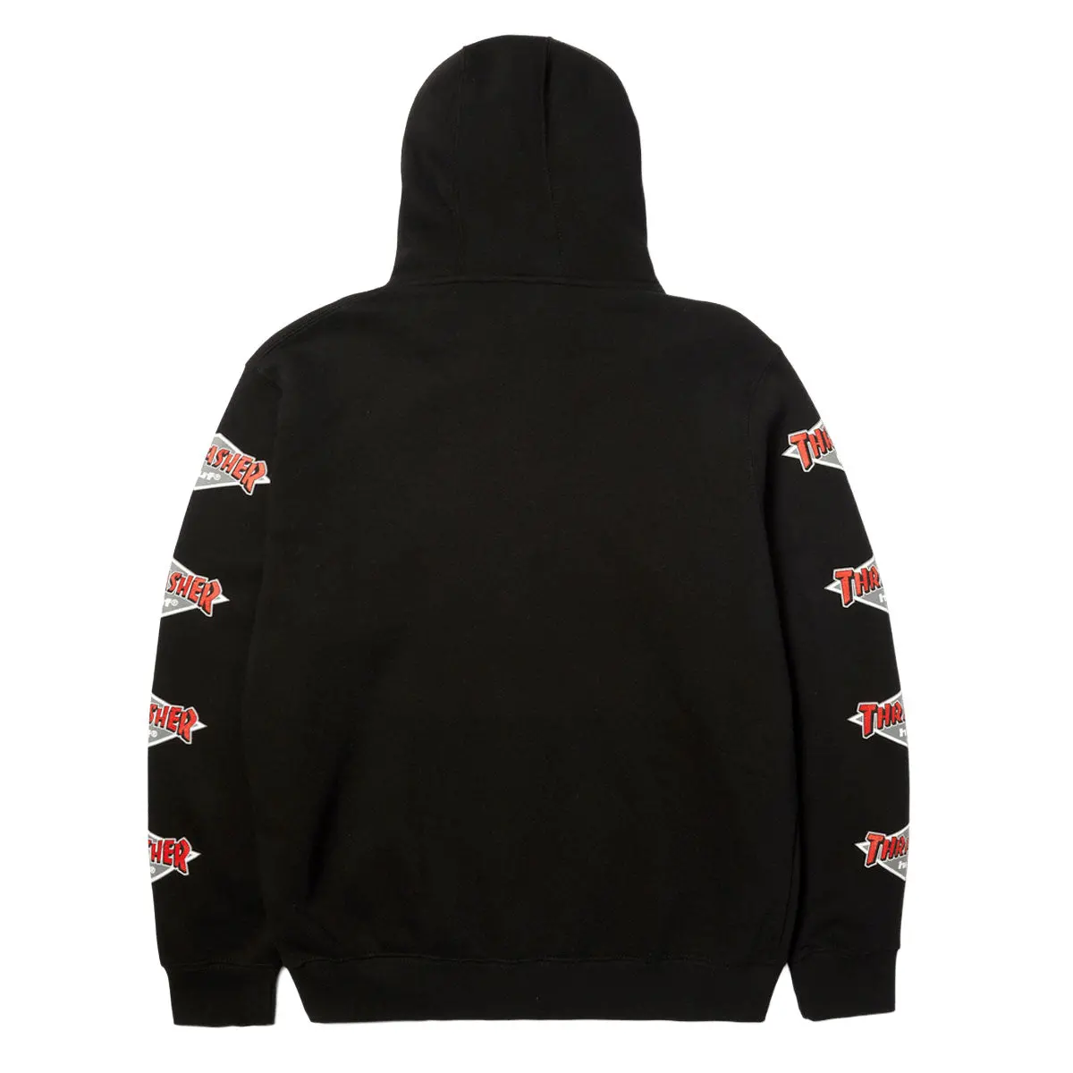 Huf X Thrasher Logo Hoodie - Black 3