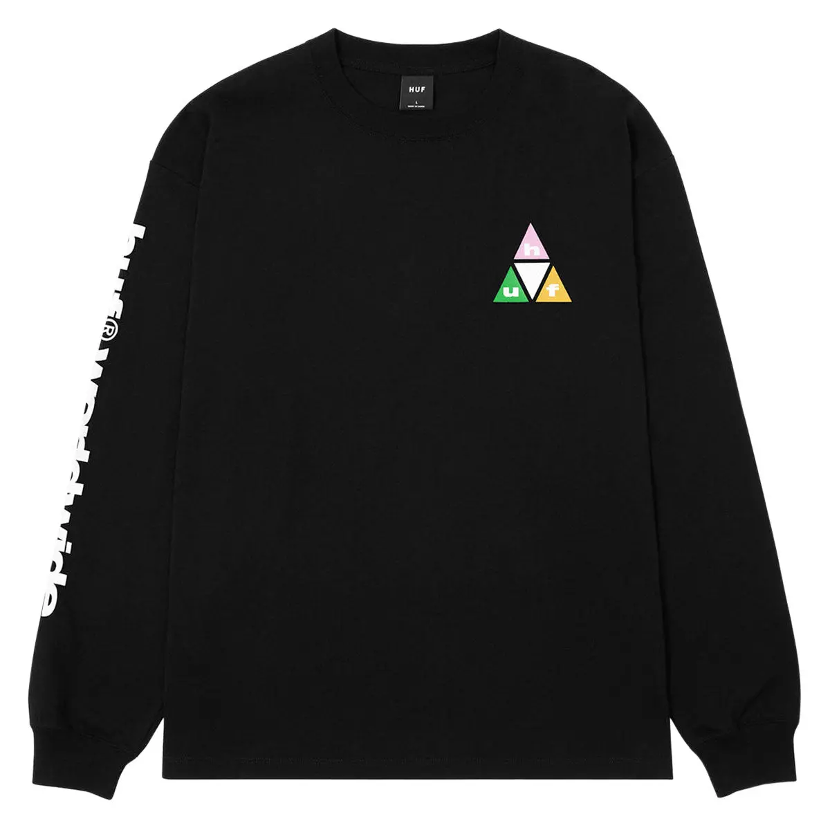 Huf Prism Tt Long Sleeve T-Shirt - Black Ii 1