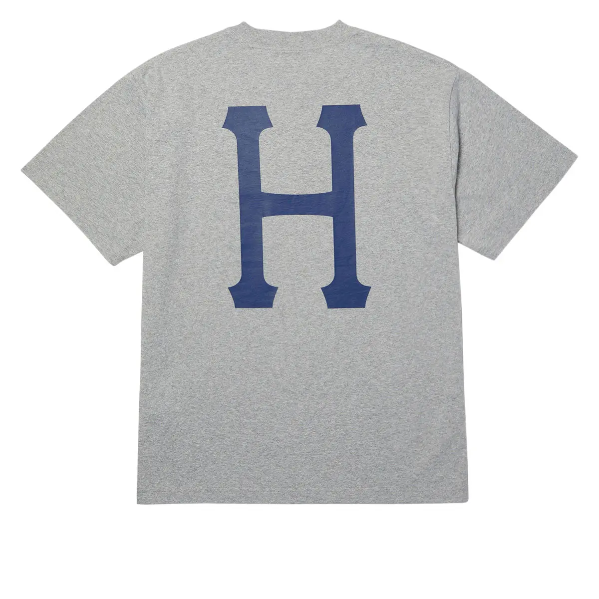 Huf Classic H T-Shirt - Heather Grey/Navy 1