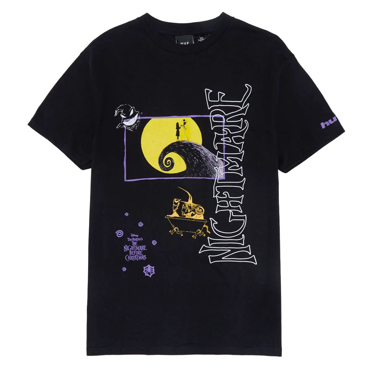 Huf X Nightmare Before Christmas Dream T-Shirt - Black 1