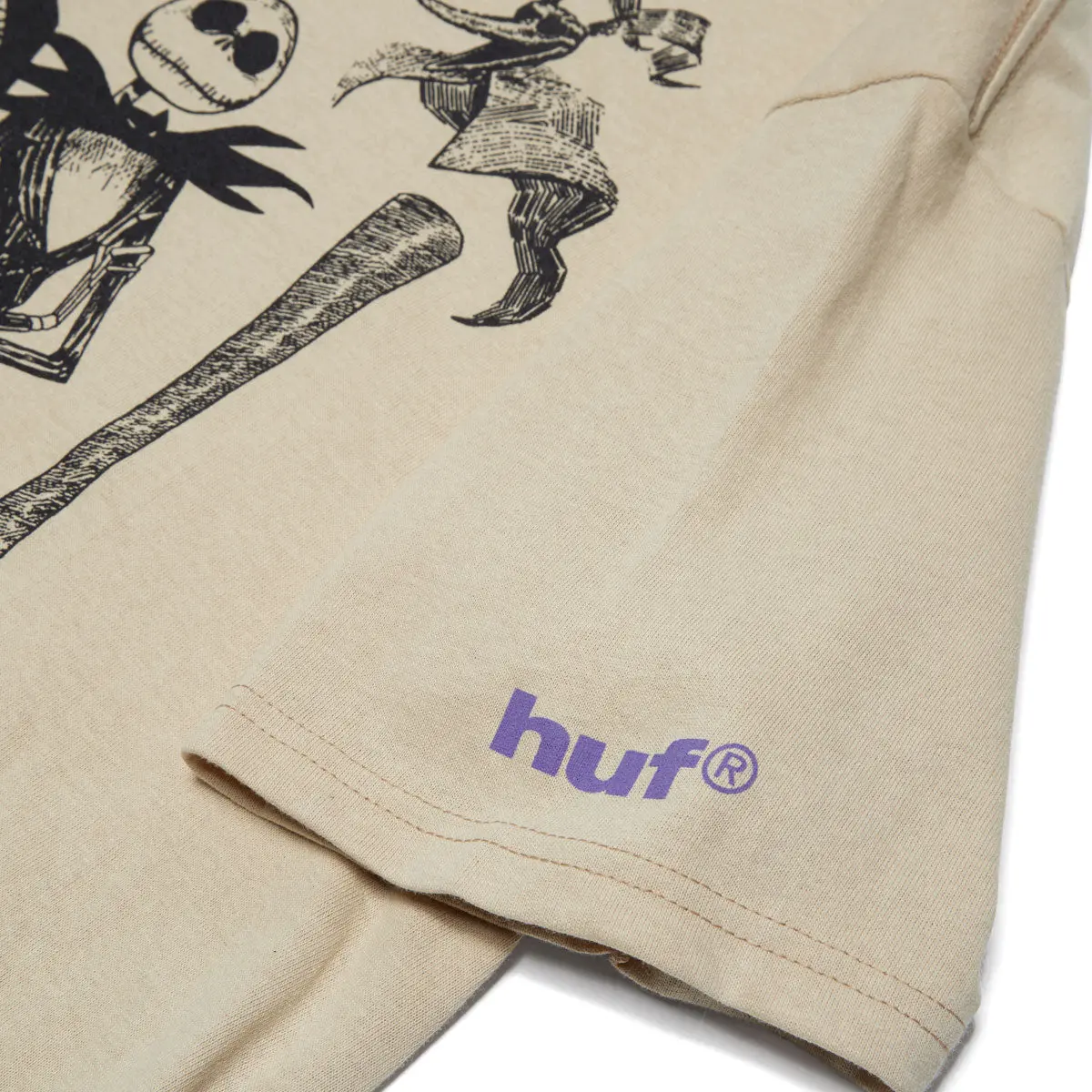 Huf X Nightmare Before Christmas Cast T-Shirt - Sand 3