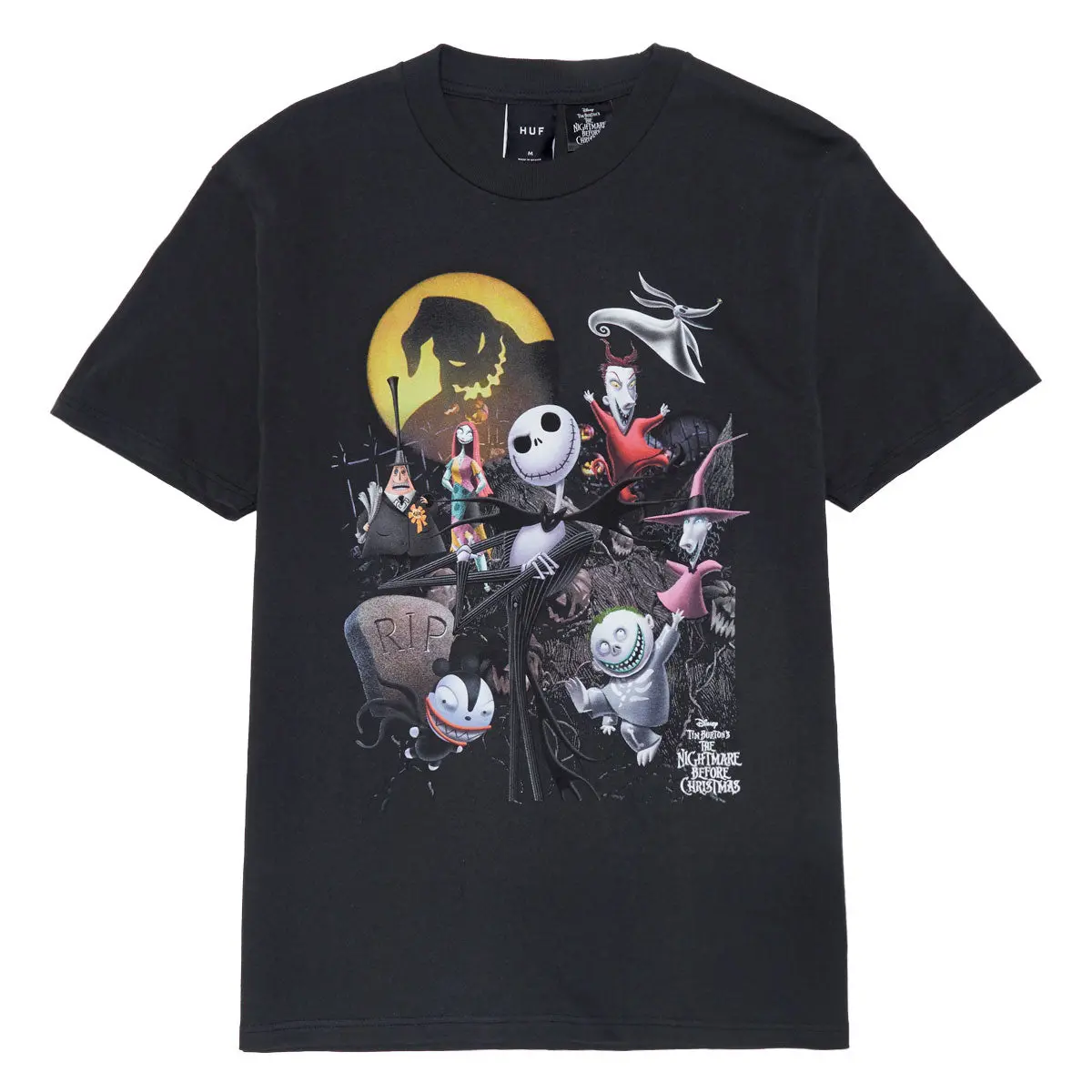 Huf X Nightmare Before Christmas Vintage T-Shirt - Vintage Black 1