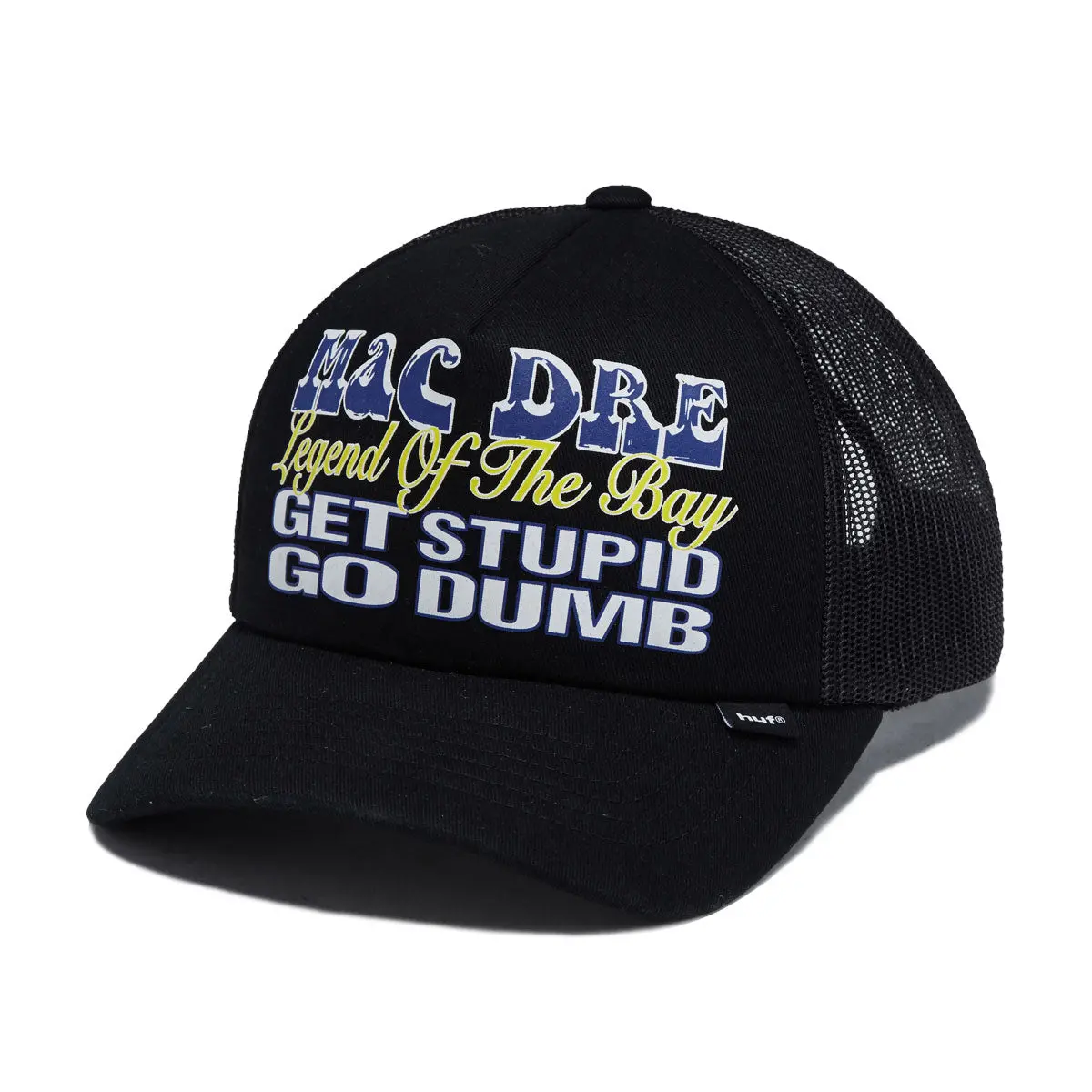 Huf X Mac Dre Trucker Hat - Black 1