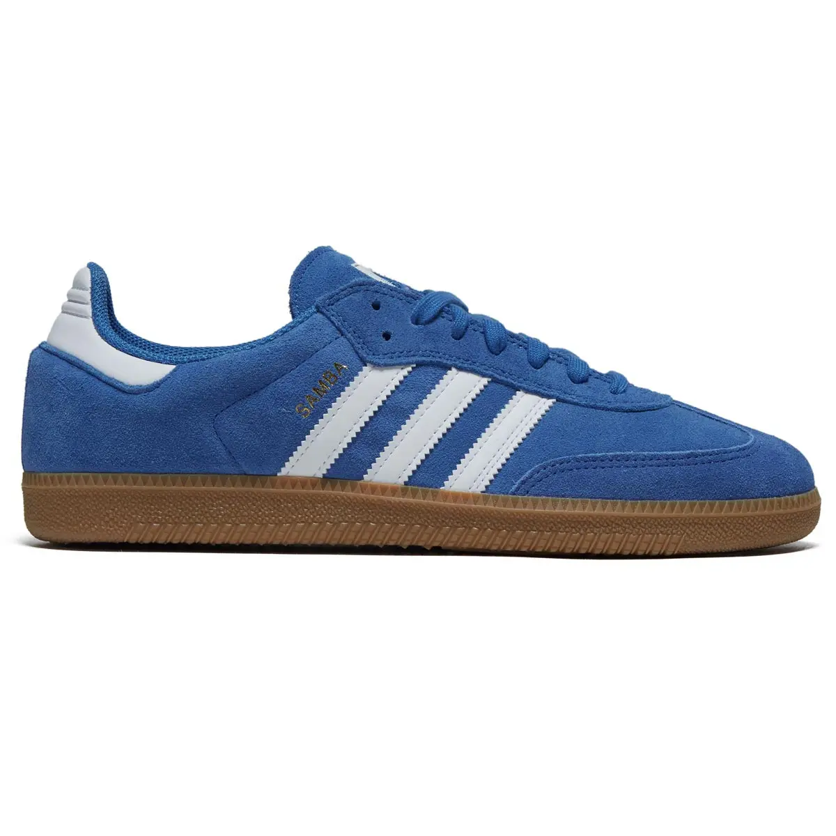 Adidas Samba Adv Shoes - Bluebird/Ftwr White/Gold 1