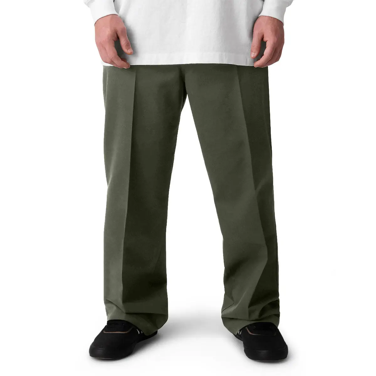 Dickies Jamie Foy Loose Straight Twill Pants - Olive Green 2025 1