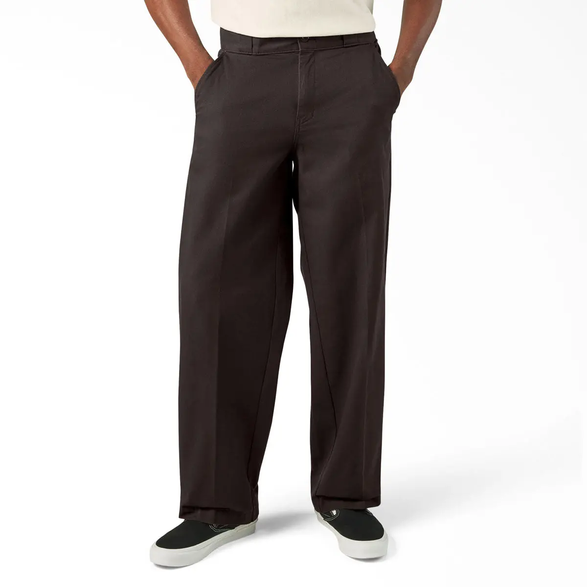 Dickies 247 Loose Pants - Dark Brown 1