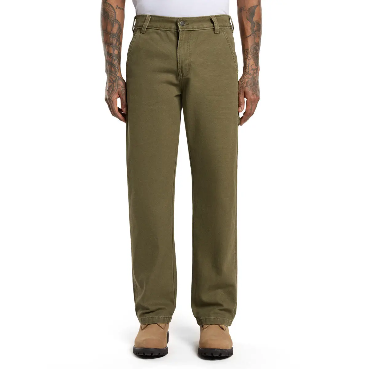Dickies Carpenter Canvas Pants - Military Green 1
