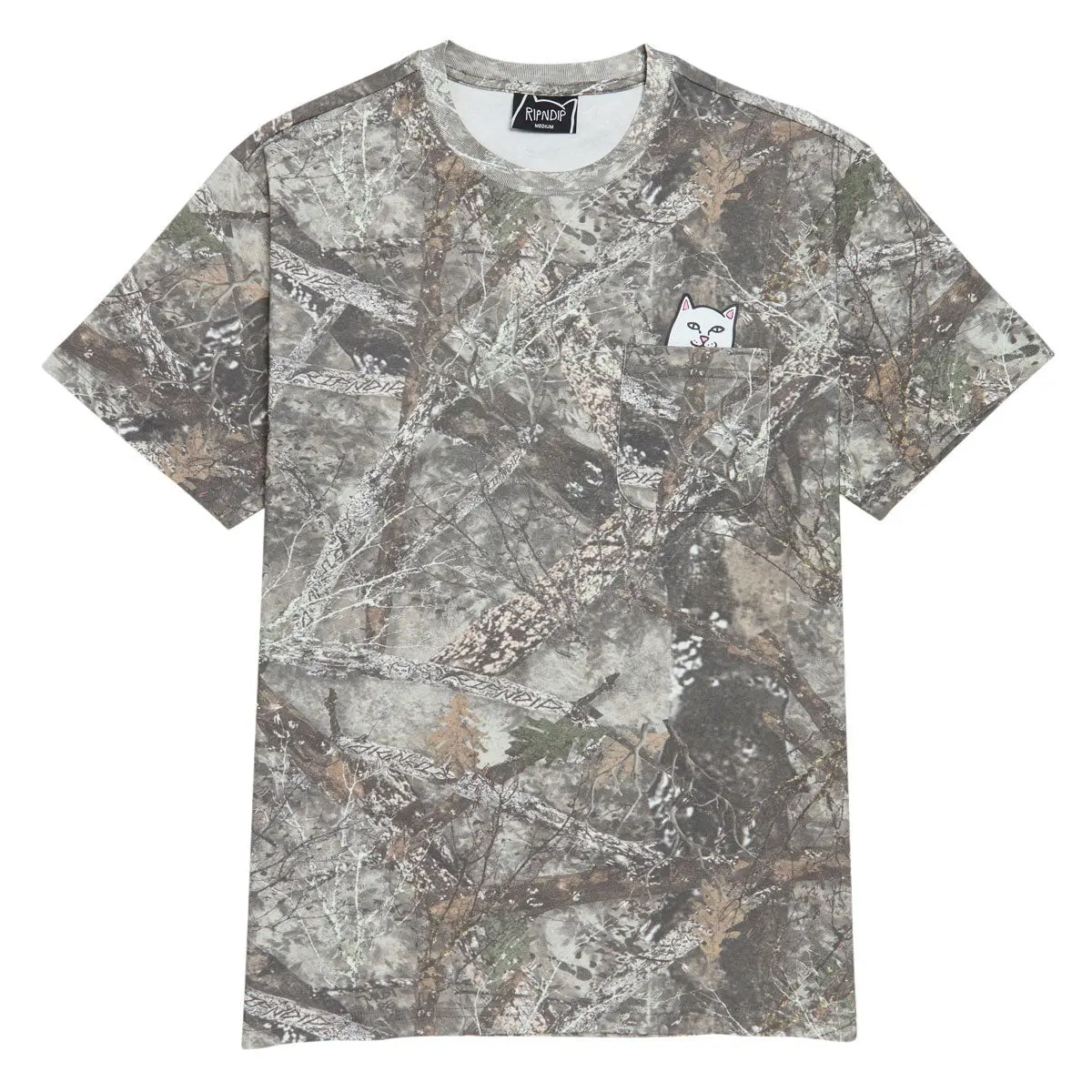 Ripndip Lord Nermal Pocket T-Shirt - Nerm Tree Camo 1