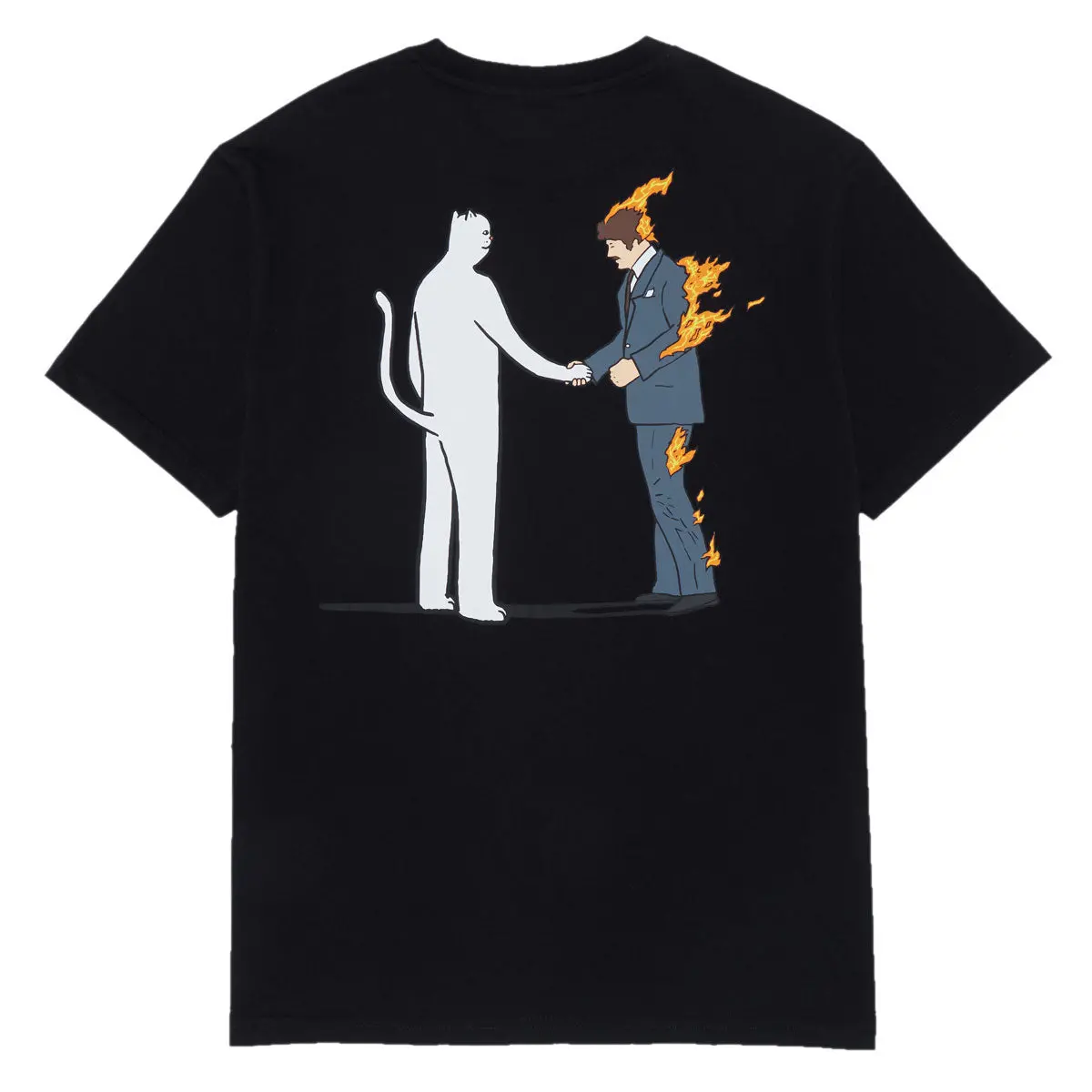 Ripndip Burn T-Shirt - Black Wash 1