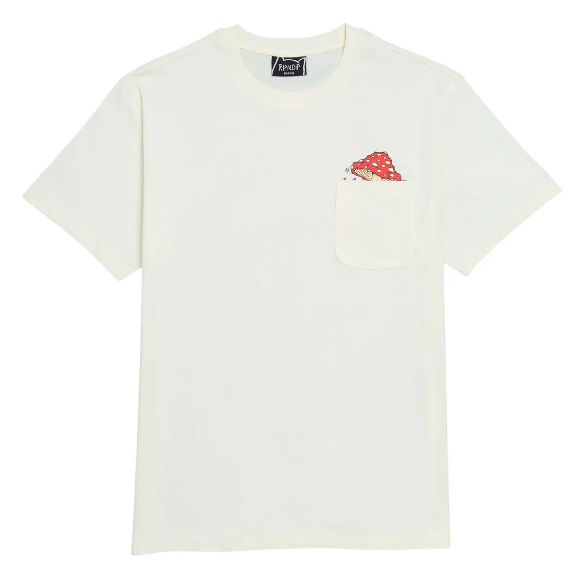 Ripndip Funny Fungus Pocket T-Shirt - Bone 1