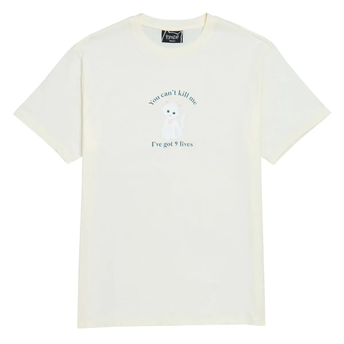 Ripndip 9 Lives T-Shirt - Bone 1