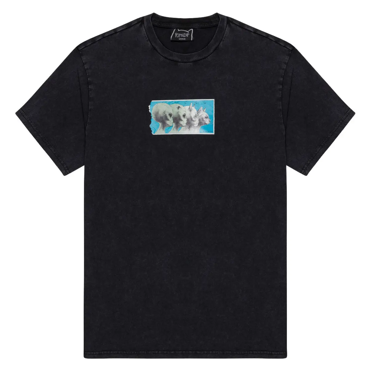 Ripndip Nerm Geo T-Shirt - Black Vintage Wash 1