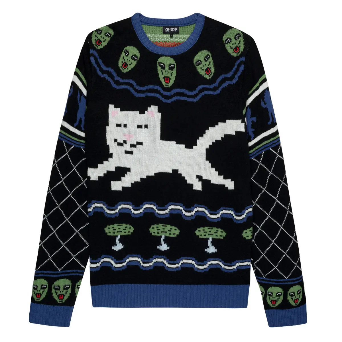 Ripndip Out Of This World Knit Sweater - Black 1