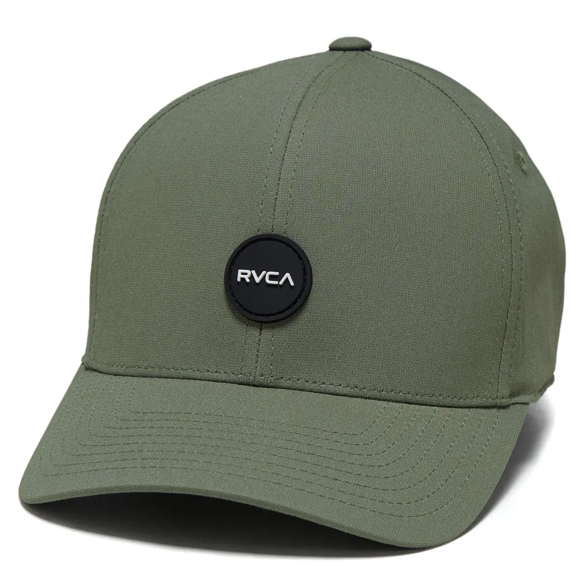 Rvca Seasons Flexfit Hat - Olive 1