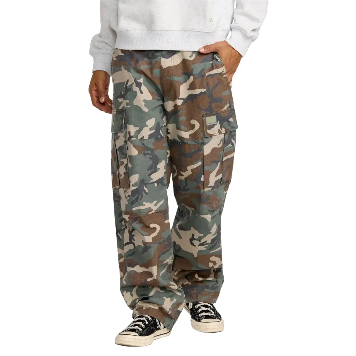Rvca Dayshift Cargo Pants - Vintage Woodland 1