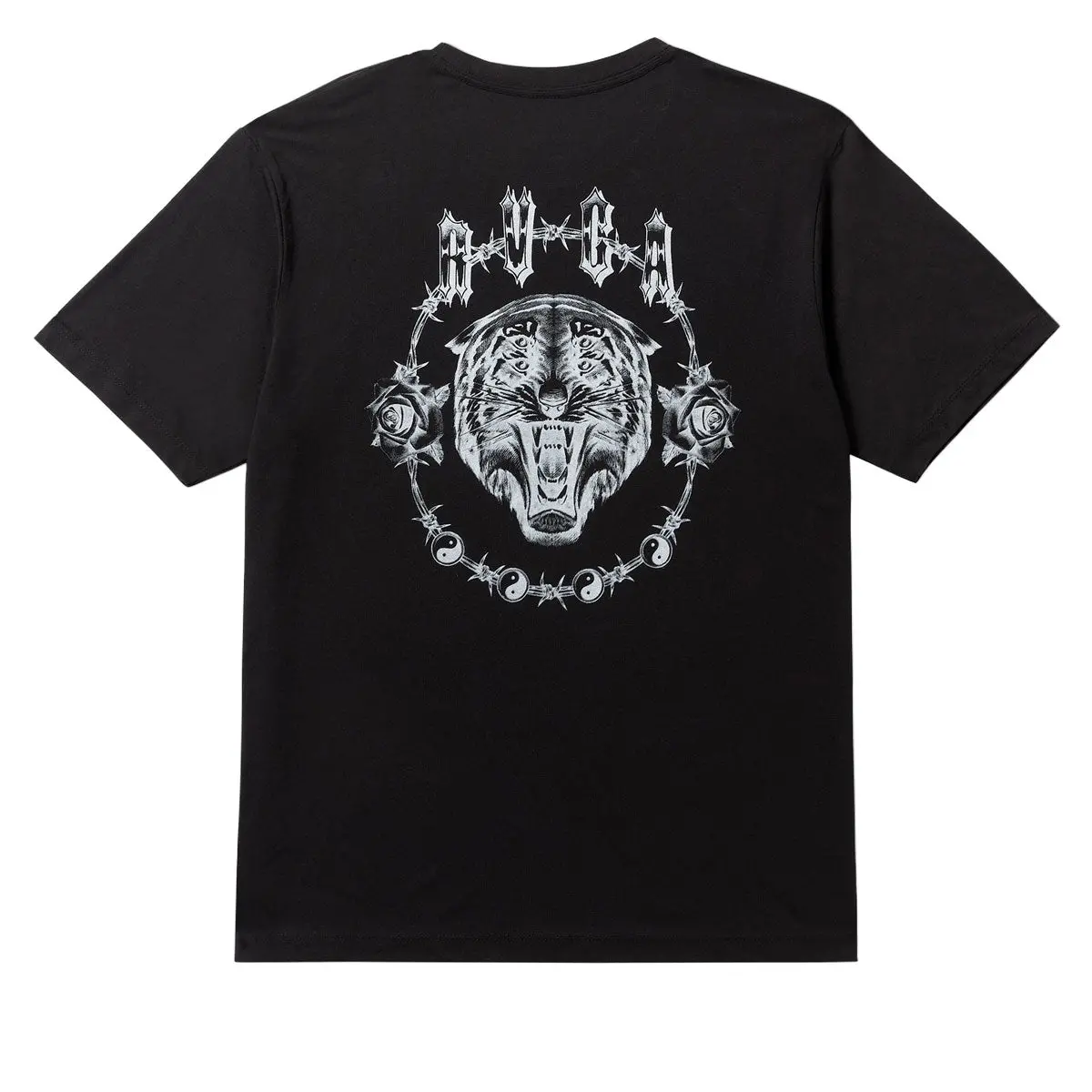 Rvca Benj Tiger Eyes T-Shirt - Black 1
