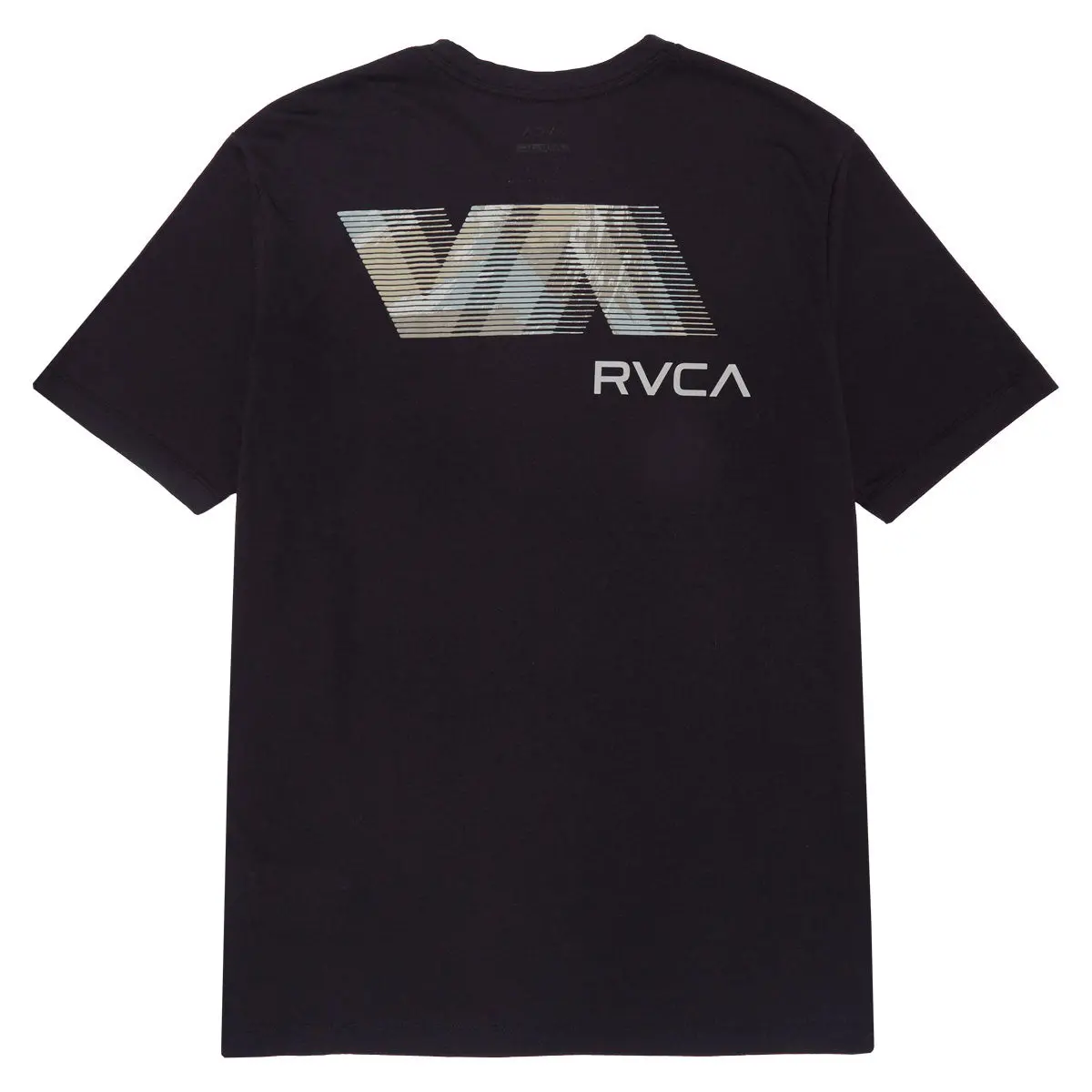 Rvca Va Blur Fill T-Shirt - Black 1