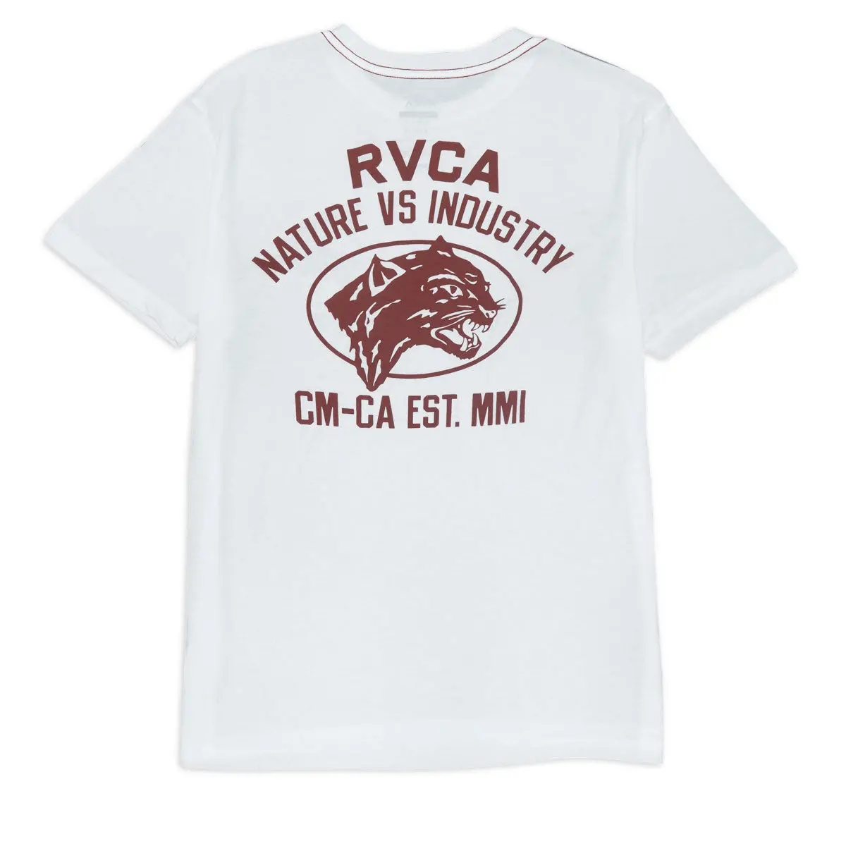 Rvca Sky Cat T-Shirt - Antique White 1