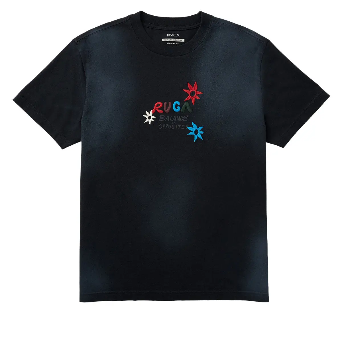 Rvca Mel G Balance T-Shirt - Black 1