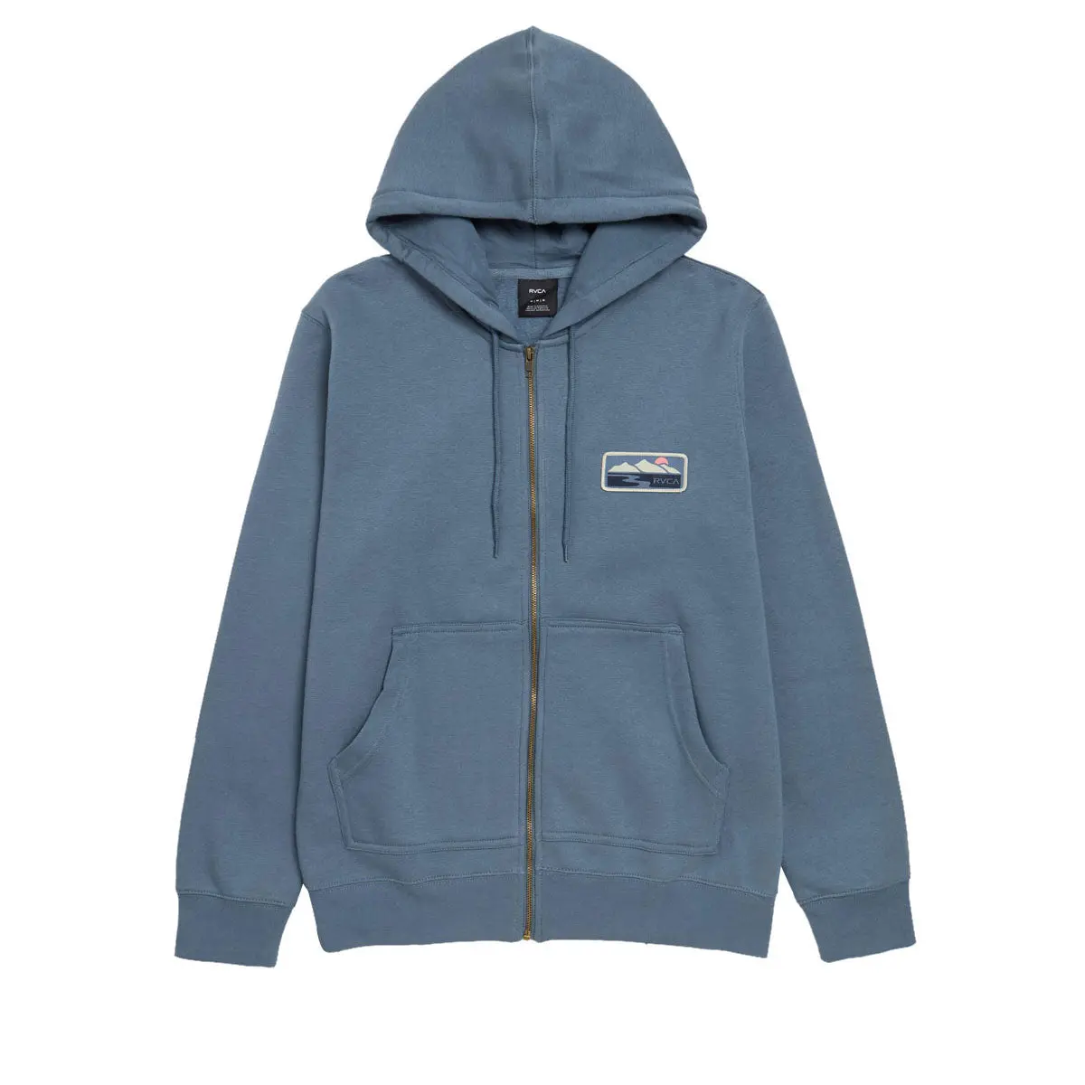 Rvca Peak Cove Zip Hoodie - Vintage Navy 1