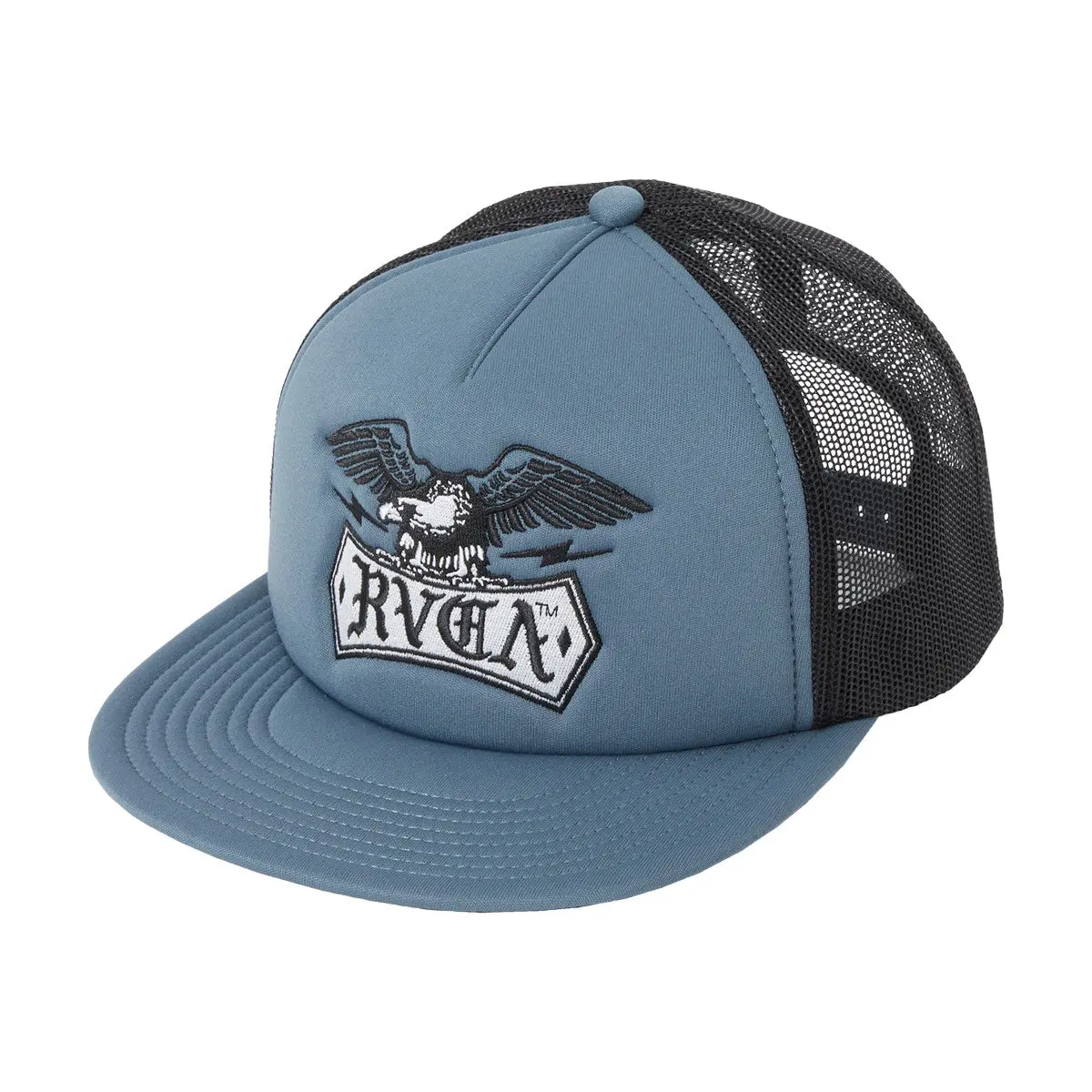 Rvca Meric Foamy Trucker Hat - Vintage Navy 1