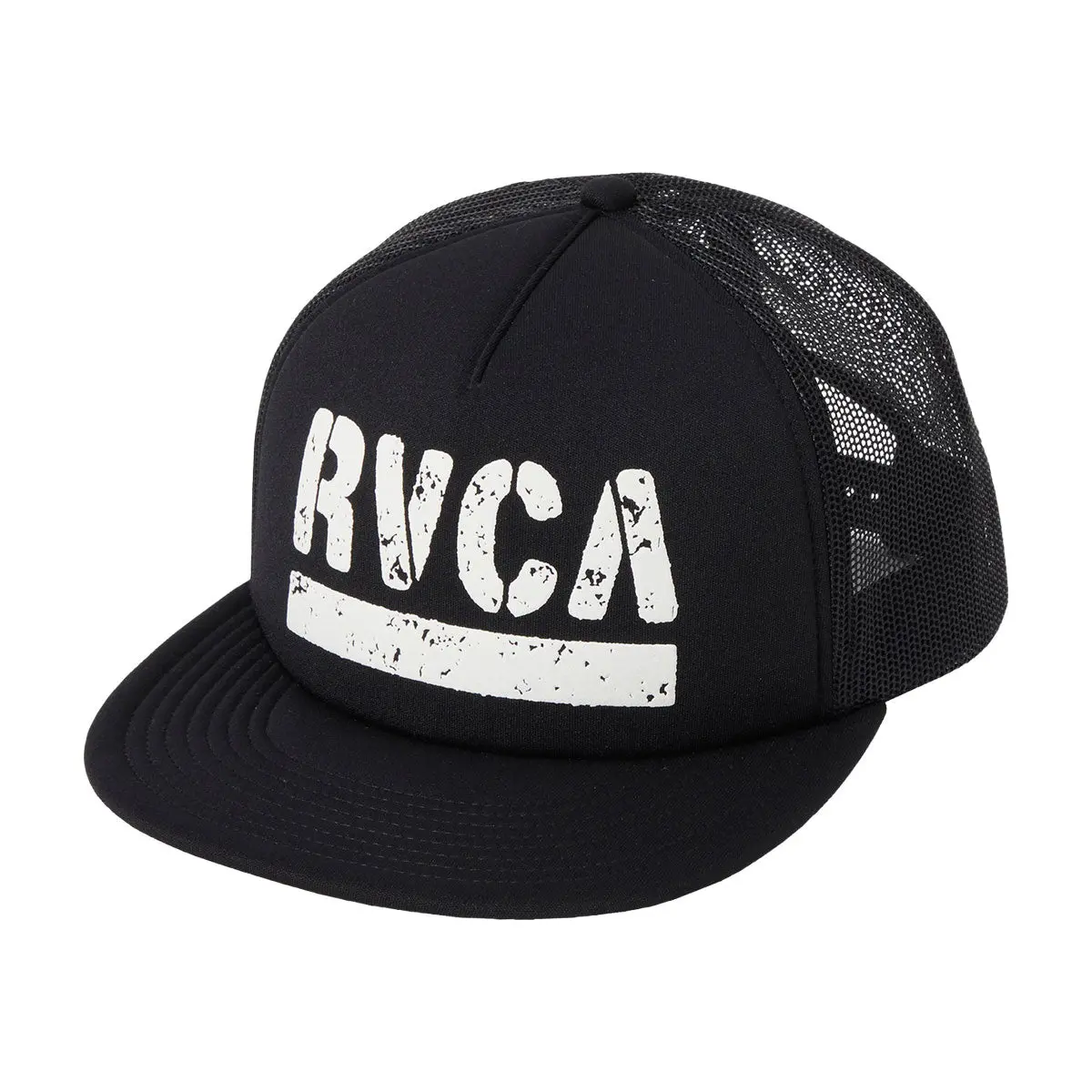 Rvca Asp Foam Trucker Hat - Black 1