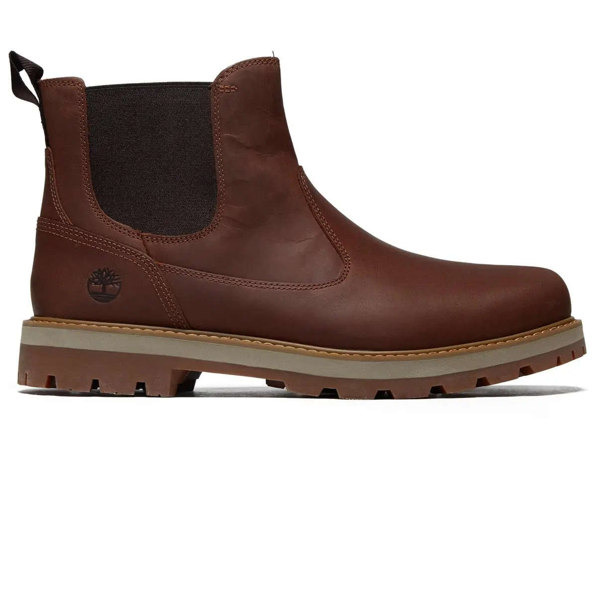 Timberland Britton Road Mid Chelsea Boots - Rust Full Grain 1
