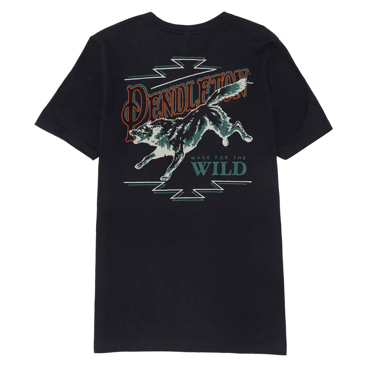 Pendleton Wild Wolf T-Shirt - Vintage Black/Multi 1