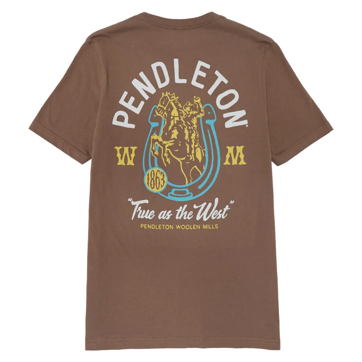 Pendleton True West Horseshoe T-Shirt - Vintage Brown/Multi 1