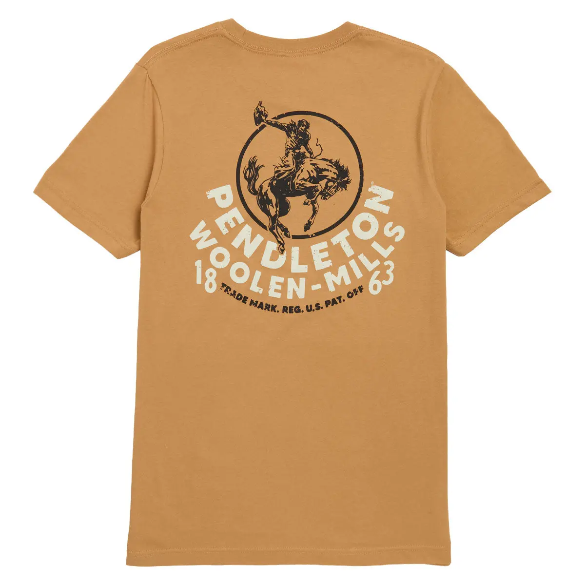 Pendleton Circle Rodeo T-Shirt - Toast/White 1