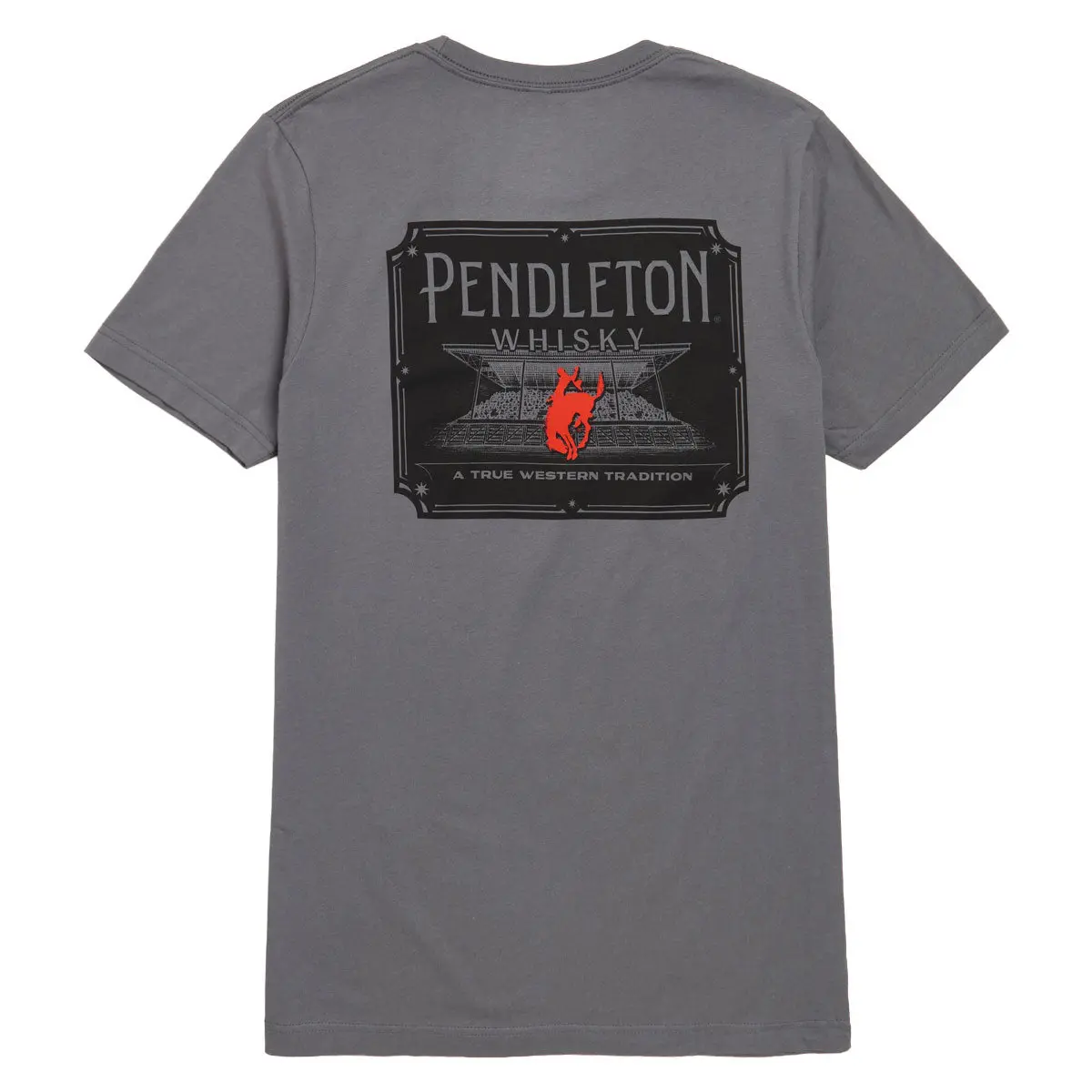 Pendleton Whisky Rodeo T-Shirt - Asphalt/Black 1