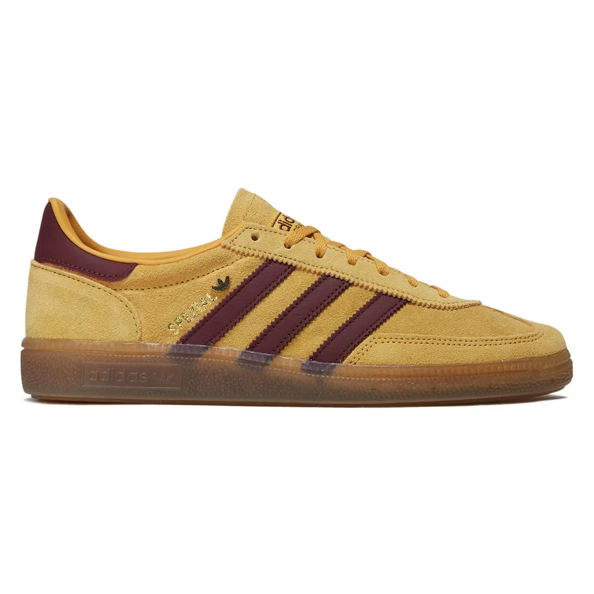 Adidas Womens Handball Spezial Shoes - Preloved Yellow/Shadow Red/Gold Metallic 1