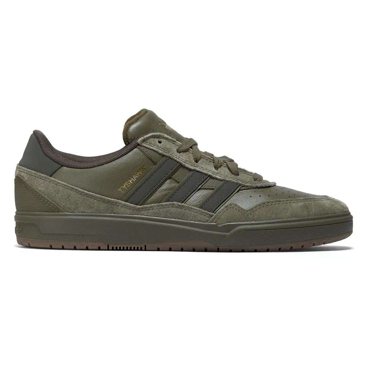 Adidas Tyshawn Ii Shoes - Olive Strata/Shadow Olive/Gum 1