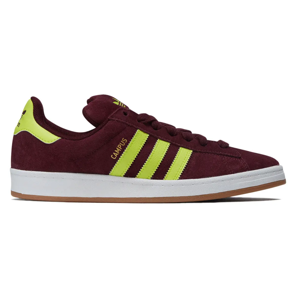 Adidas Campus 90S Adv Shoes - Maroon/Yellow/Ftwr White 1