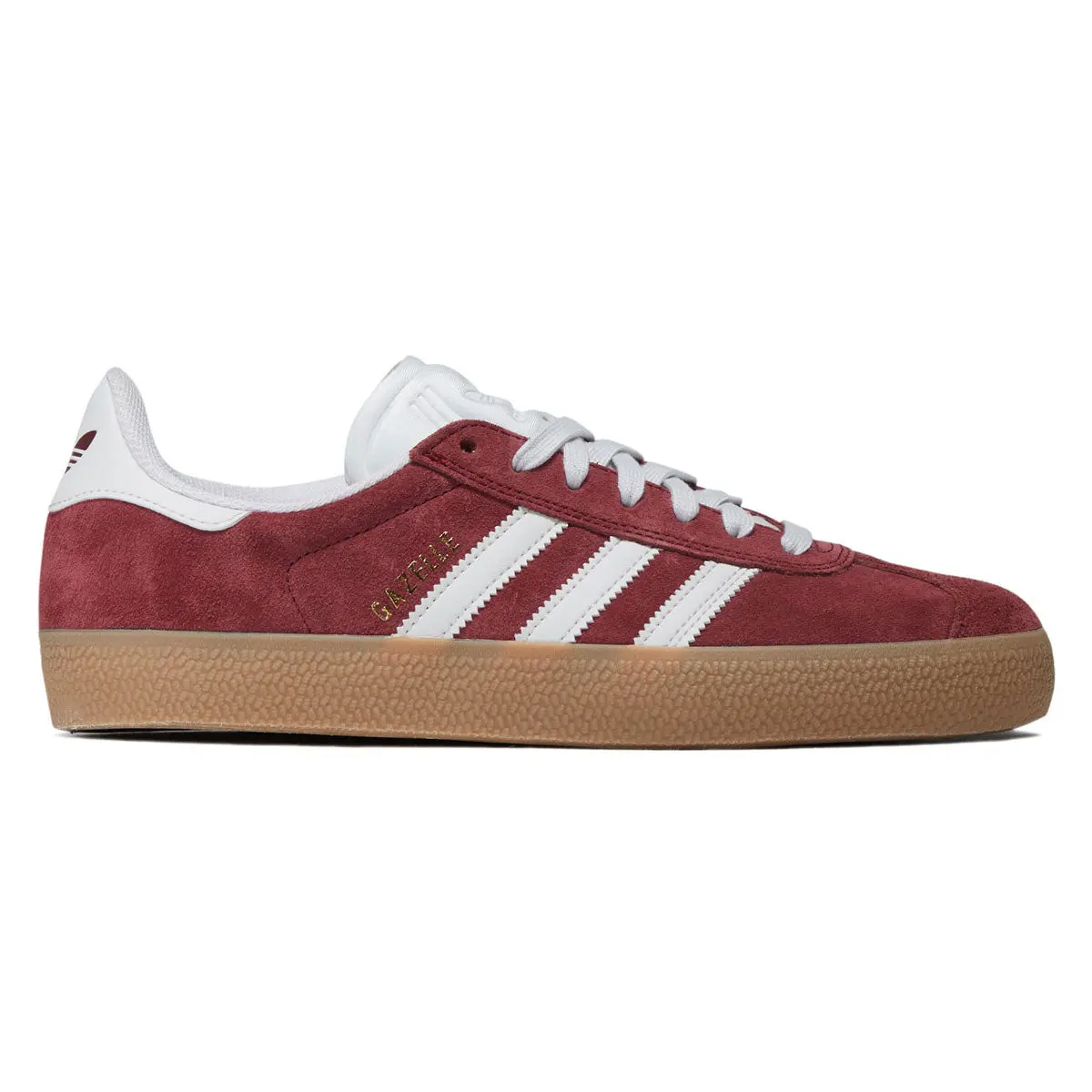 Adidas Gazelle Adv Shoes - Shadow Red/Crystal White/Gold Metallic 1