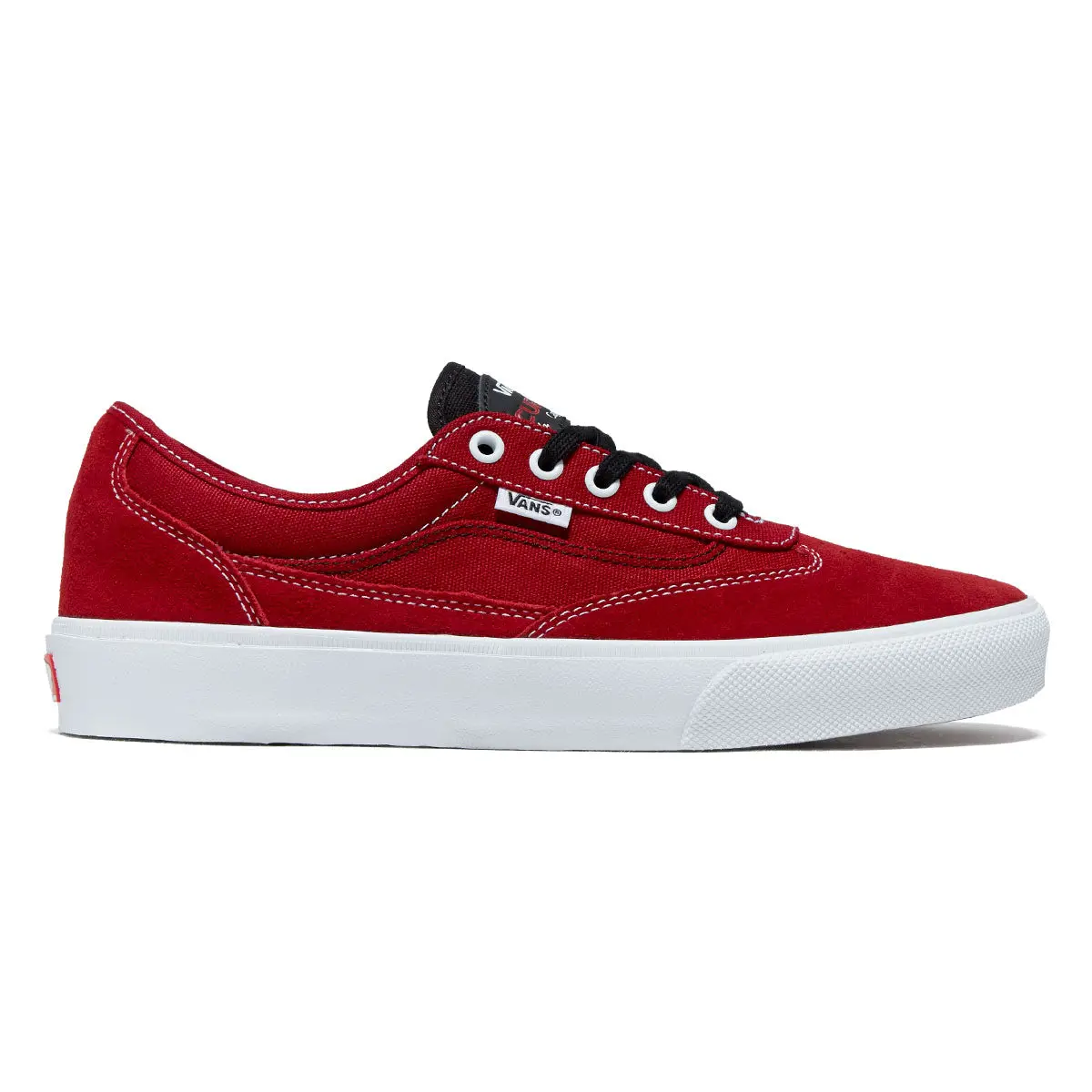 Vans Skate Curren Caples Shoes - Red/White 1