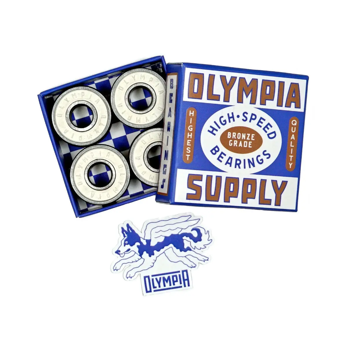 Olympia Bronze Grade Bearings - White 1