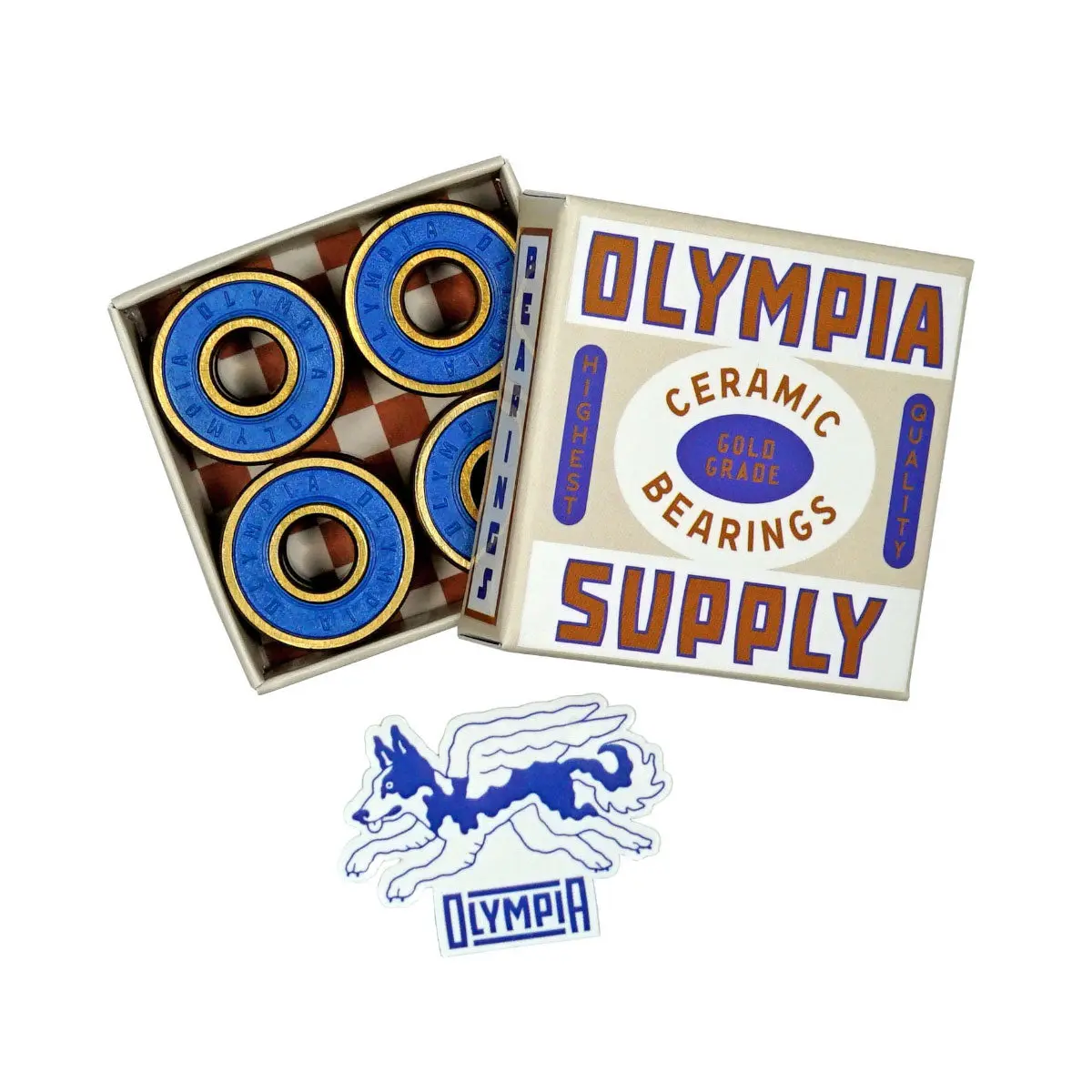 Olympia Gold Grade Bearings - Gold/Blue 1